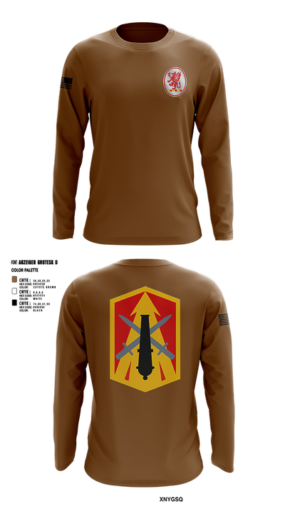 3rd Battalion 13th Field Artillery Regiment 52621930 Long Sleeve Performance Shirt 3