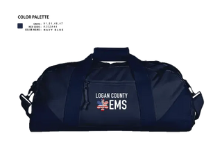 Duffle Bag, Logan County EMS, EMS/EMT, Teamtime, Team time, sublimation, custom sports apparel, team uniforms, spirit wear, spiritwear, sports uniforms, custom shirts, team store, custom team store, fundraiser sports, apparel fundraiser