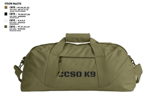 Duffle Bag, Chisago County K9 Unit, , Teamtime, Team time, sublimation, custom sports apparel, team uniforms, spirit wear, spiritwear, sports uniforms, custom shirts, team store, custom team store, fundraiser sports, apparel fundraiser