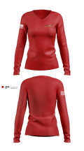 MedEx EMS Women's Long Sleeve V-neck Shirt - 3