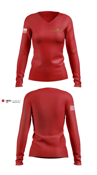 Womens Long Sleeve Vneck Shirt, MedEx EMS, EMS/EMT, Teamtime, Team time, sublimation, custom sports apparel, team uniforms, spirit wear, spiritwear, sports uniforms, custom shirts, team store, custom team store, fundraiser sports, apparel fundraiser