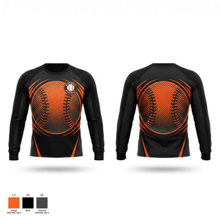 Long Sleeve Performance Shirt, Shreveport Crush, Baseball, Teamtime, Team time, sublimation, custom sports apparel, team uniforms, spirit wear, spiritwear, sports uniforms, custom shirts, team store, custom team store, fundraiser sports, apparel fundraiser