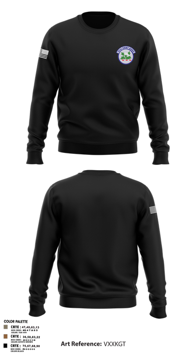 151st Army Band 82490889 Crew Neck Sweatshirt - 3