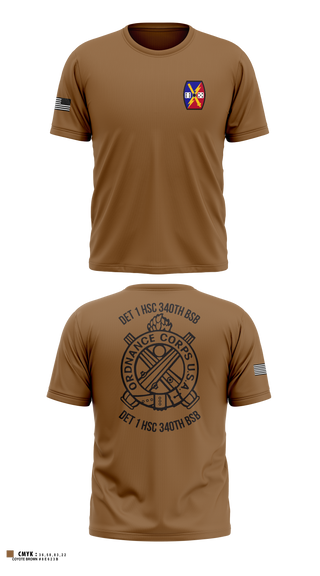 Short Sleeve Performance Shirt, DET 1 HSC 340TH BSB, Army, Teamtime, Team time, sublimation, custom sports apparel, team uniforms, spirit wear, spiritwear, sports uniforms, custom shirts, team store, custom team store, fundraiser sports, apparel fundraiser
