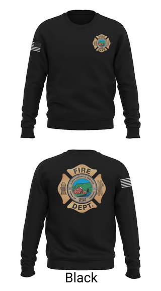 Crew Neck Sweatshirt, Cedar Bluff Fire Department, Fire Department, Teamtime, Team time, sublimation, custom sports apparel, team uniforms, spirit wear, spiritwear, sports uniforms, custom shirts, team store, custom team store, fundraiser sports, apparel fundraiser