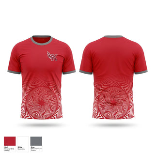 Short Sleeve Performance Shirt, Kaua’i Red Raiders, Cheer, Teamtime, Team time, sublimation, custom sports apparel, team uniforms, spirit wear, spiritwear, sports uniforms, custom shirts, team store, custom team store, fundraiser sports, apparel fundraiser