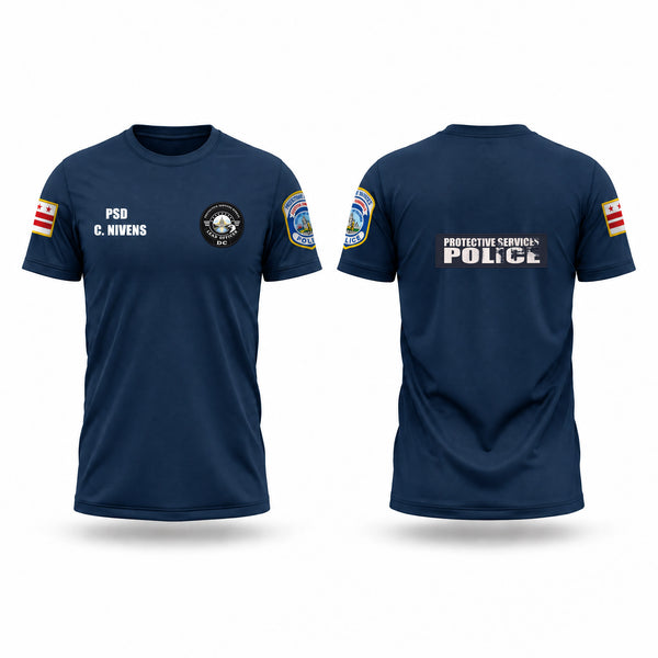 Short Sleeve Performance Shirt, Protective Services Police, Police, Teamtime, Team time, sublimation, custom sports apparel, team uniforms, spirit wear, spiritwear, sports uniforms, custom shirts, team store, custom team store, fundraiser sports, apparel fundraiser