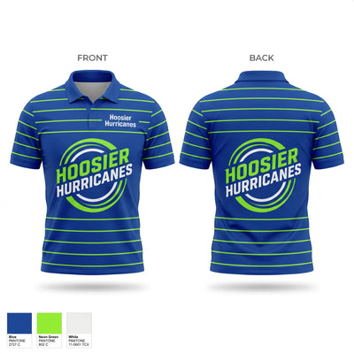 Hoosier Hurricanes Short Sleeve Performance Polo - 1