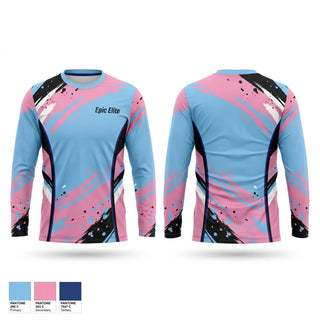 Long Sleeve Performance Shirt, Epic Elite, Softball, Teamtime, Team time, sublimation, custom sports apparel, team uniforms, spirit wear, spiritwear, sports uniforms, custom shirts, team store, custom team store, fundraiser sports, apparel fundraiser