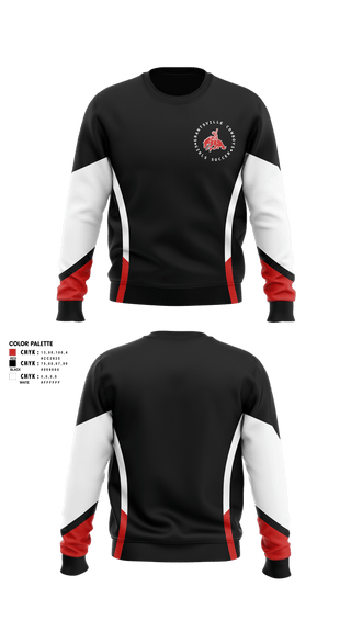 Crew Neck Sweatshirt, Grantsville Girls Soccer, Women's Soccer, Teamtime, Team time, sublimation, custom sports apparel, team uniforms, spirit wear, spiritwear, sports uniforms, custom shirts, team store, custom team store, fundraiser sports, apparel fundraiser