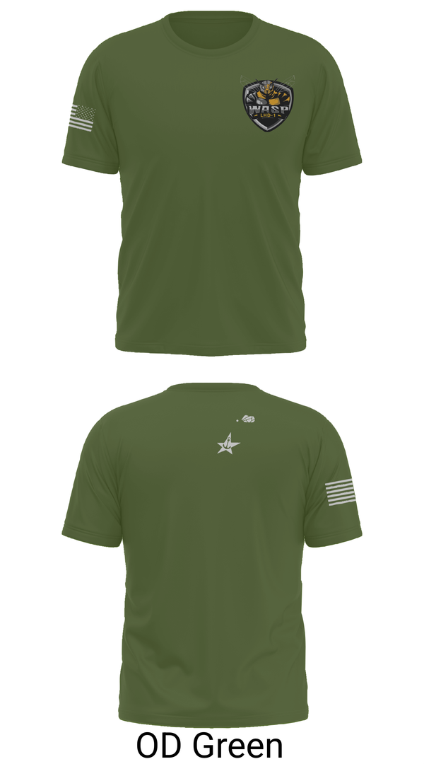 Old School Cotton Feel Shirt, USS WASP, , Teamtime, Team time, sublimation, custom sports apparel, team uniforms, spirit wear, spiritwear, sports uniforms, custom shirts, team store, custom team store, fundraiser sports, apparel fundraiser
