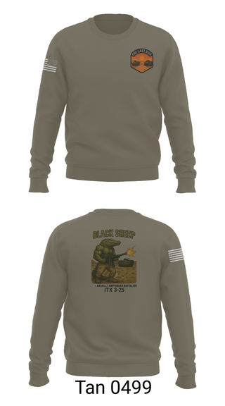 Crew Neck Sweatshirt, 4th Assault Amphibian Battalion, Company B, , Teamtime, Team time, sublimation, custom sports apparel, team uniforms, spirit wear, spiritwear, sports uniforms, custom shirts, team store, custom team store, fundraiser sports, apparel fundraiser