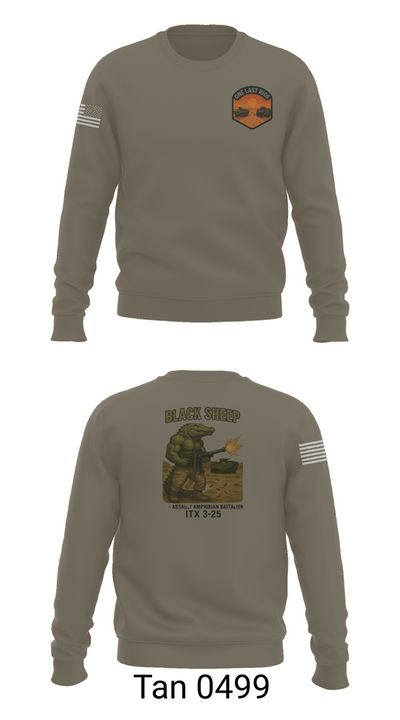 4th Assault Amphibian Battalion, Company B 82284637 Crew Neck Sweatshirt - 65