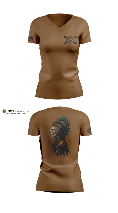 Womens Short Sleeve Vneck Shirt, Azteca, , Teamtime, Team time, sublimation, custom sports apparel, team uniforms, spirit wear, spiritwear, sports uniforms, custom shirts, team store, custom team store, fundraiser sports, apparel fundraiser