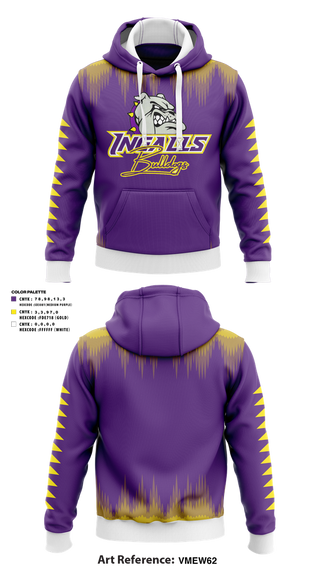 Hoodie, Ingalls Bulldogs, Men's Basketball, Teamtime, Team time, sublimation, custom sports apparel, team uniforms, spirit wear, spiritwear, sports uniforms, custom shirts, team store, custom team store, fundraiser sports, apparel fundraiser
