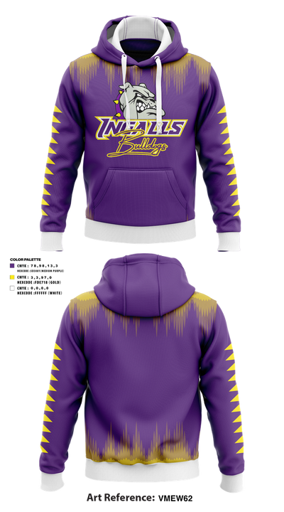 Ingalls Bulldogs 41375558 Hoodie - 1