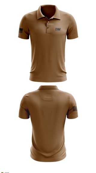 Short Sleeve Performance Polo, IWIW, Army, Teamtime, Team time, sublimation, custom sports apparel, team uniforms, spirit wear, spiritwear, sports uniforms, custom shirts, team store, custom team store, fundraiser sports, apparel fundraiser