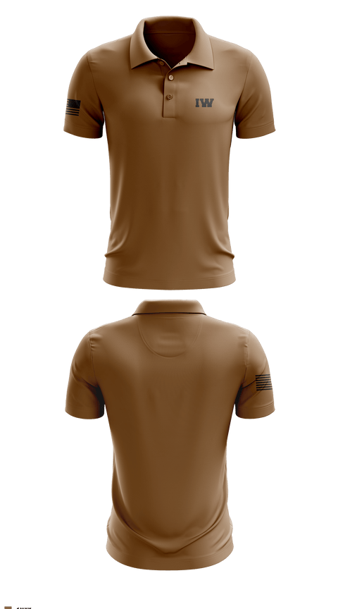 Short Sleeve Performance Polo, IWIW, Army, Teamtime, Team time, sublimation, custom sports apparel, team uniforms, spirit wear, spiritwear, sports uniforms, custom shirts, team store, custom team store, fundraiser sports, apparel fundraiser