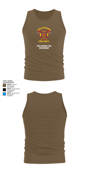 Tank Top, PHILLIPSBURG FIRE DEPARTMENT, , Teamtime, Team time, sublimation, custom sports apparel, team uniforms, spirit wear, spiritwear, sports uniforms, custom shirts, team store, custom team store, fundraiser sports, apparel fundraiser