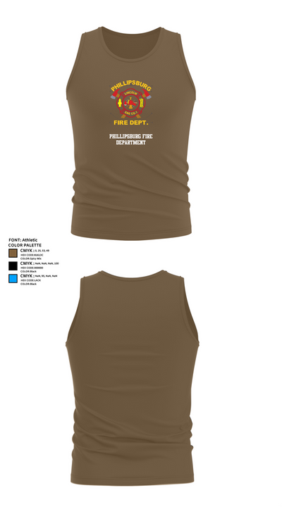 PHILLIPSBURG FIRE DEPARTMENT 39354124 Tank Top - 19