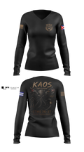 805th Military Police Company Women's Long Sleeve V-neck Shirt - 5