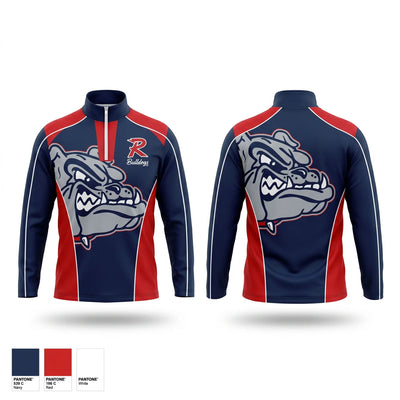 Riverside Junior High School Soccer Quarter Zip Jacket - 1