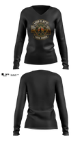 Litchfield Volunteer Fire Department Women's Long Sleeve V-neck Shirt - 12