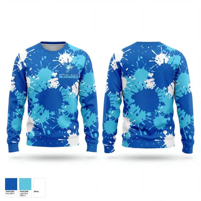 Mercer Island Bluebirds 83957958 Crew Neck Sweatshirt - 1