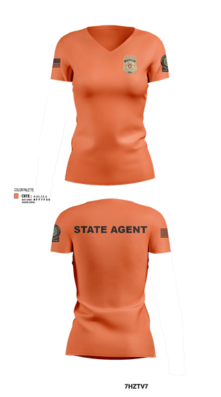 Womens Short Sleeve Vneck Shirt, 8TH DA DTF MCU, Police, Teamtime, Team time, sublimation, custom sports apparel, team uniforms, spirit wear, spiritwear, sports uniforms, custom shirts, team store, custom team store, fundraiser sports, apparel fundraiser