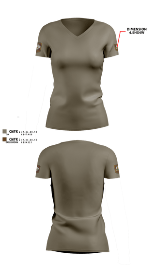 Womens Short Sleeve Vneck Shirt, Dodge County Sheriff's Office, Police, Teamtime, Team time, sublimation, custom sports apparel, team uniforms, spirit wear, spiritwear, sports uniforms, custom shirts, team store, custom team store, fundraiser sports, apparel fundraiser
