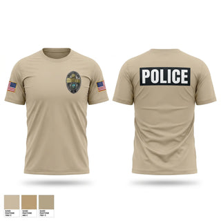 Short Sleeve Performance Shirt, Cross City Police, Police, Teamtime, Team time, sublimation, custom sports apparel, team uniforms, spirit wear, spiritwear, sports uniforms, custom shirts, team store, custom team store, fundraiser sports, apparel fundraiser