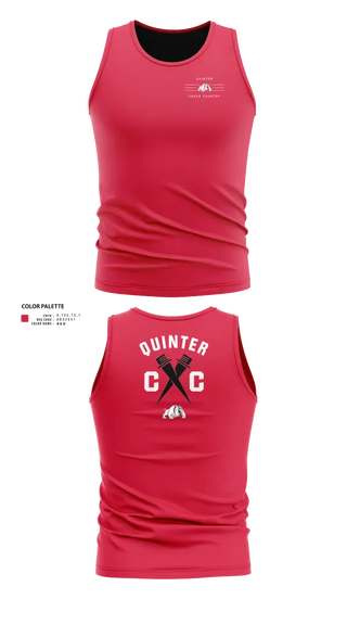 Tank Top, Quinter Bulldogs, Cross Country, Teamtime, Team time, sublimation, custom sports apparel, team uniforms, spirit wear, spiritwear, sports uniforms, custom shirts, team store, custom team store, fundraiser sports, apparel fundraiser