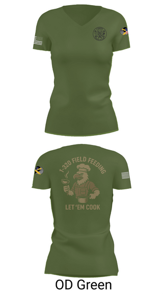 Womens Short Sleeve Vneck Shirt, 1-320th, , Teamtime, Team time, sublimation, custom sports apparel, team uniforms, spirit wear, spiritwear, sports uniforms, custom shirts, team store, custom team store, fundraiser sports, apparel fundraiser