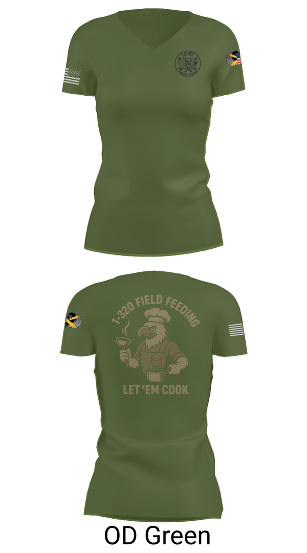 Womens Short Sleeve Vneck Shirt, 1-320th, , Teamtime, Team time, sublimation, custom sports apparel, team uniforms, spirit wear, spiritwear, sports uniforms, custom shirts, team store, custom team store, fundraiser sports, apparel fundraiser