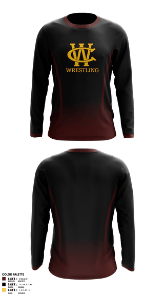 West Chester Youth Wrestling 39764768 Long Sleeve Performance Shirt 1