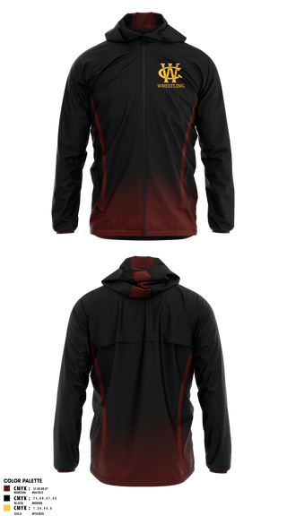 West Chester Youth Wrestling 39764768 Windbreaker - 1