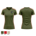 HUSL 45962778 Women's Short Sleeve V-neck Shirt - 1