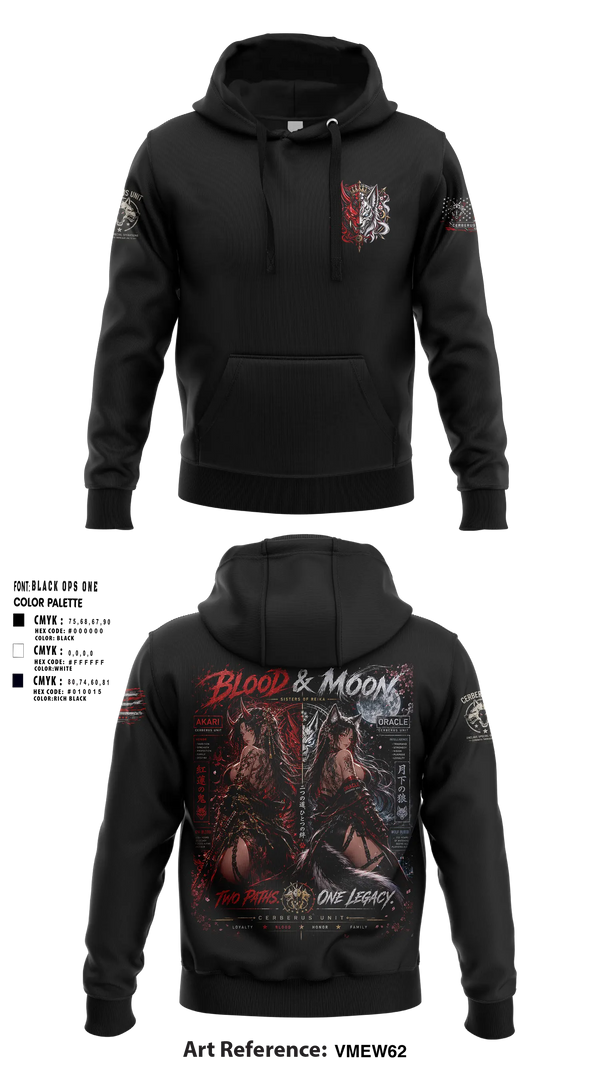Hoodie, Cu blood&moon, E-Sports, Teamtime, Team time, sublimation, custom sports apparel, team uniforms, spirit wear, spiritwear, sports uniforms, custom shirts, team store, custom team store, fundraiser sports, apparel fundraiser