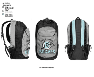 Oklahoma Braves 79825689 Gear Bag - 1