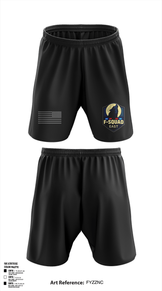 F- Squad East 96040279 Athletic Shorts With Pockets - 5