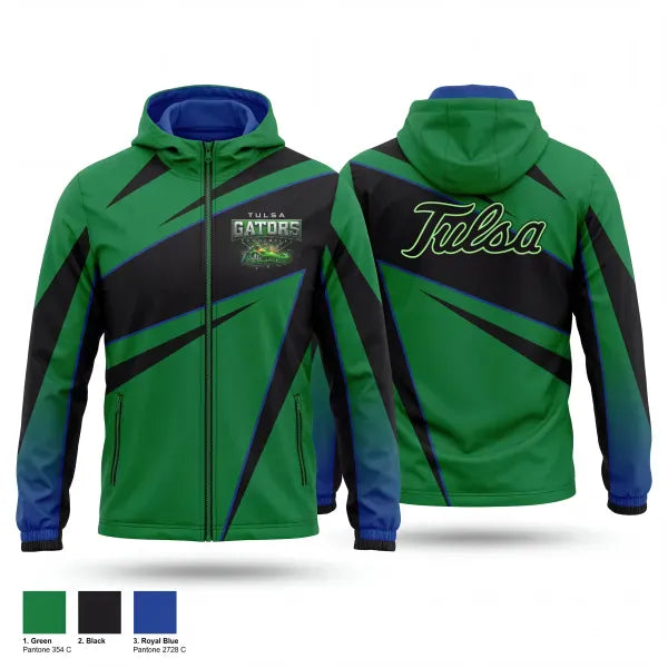 Windbreaker, Tulsa Gators, , Teamtime, Team time, sublimation, custom sports apparel, team uniforms, spirit wear, spiritwear, sports uniforms, custom shirts, team store, custom team store, fundraiser sports, apparel fundraiser