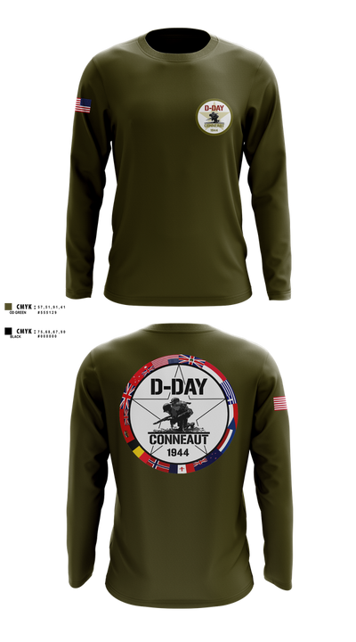 D-Day Ohio, Inc Long Sleeve Performance Shirt 2