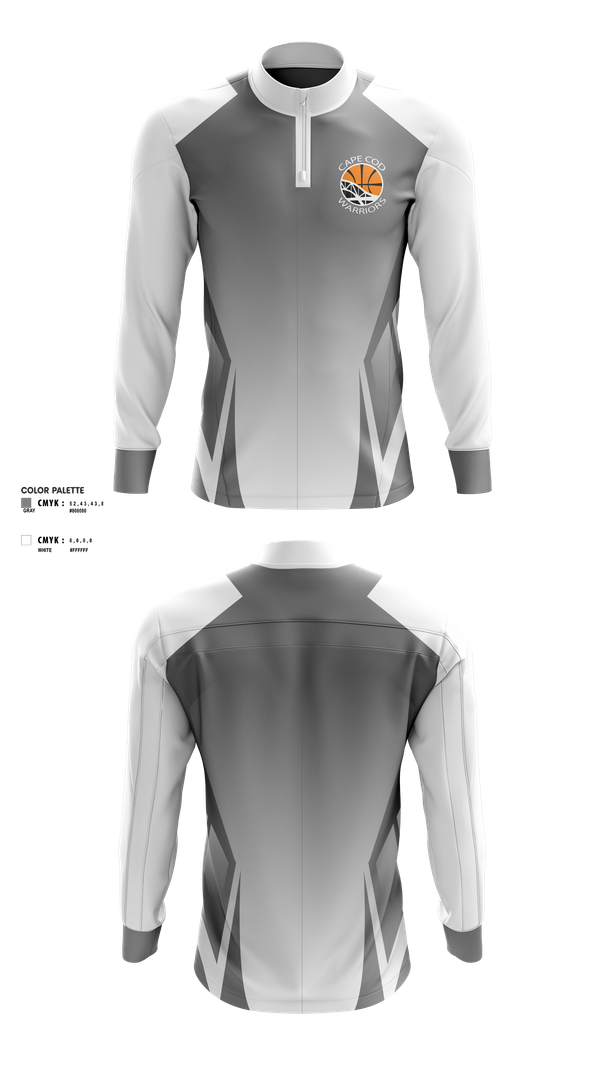 Quarter Zip Jacket, War Dogs Travel Flag Football, Men's Basketball, Teamtime, Team time, sublimation, custom sports apparel, team uniforms, spirit wear, spiritwear, sports uniforms, custom shirts, team store, custom team store, fundraiser sports, apparel fundraiser