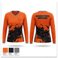 Honaker Tigers 66302356 Women's Long Sleeve V-neck Shirt - 1