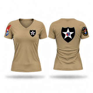 Womens Short Sleeve Vneck Shirt, Currahee Stands Alone, Army, Teamtime, Team time, sublimation, custom sports apparel, team uniforms, spirit wear, spiritwear, sports uniforms, custom shirts, team store, custom team store, fundraiser sports, apparel fundraiser