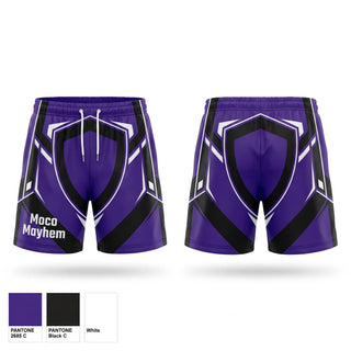 Athletic Shorts With Pockets, Moco Mayhem, Softball, Teamtime, Team time, sublimation, custom sports apparel, team uniforms, spirit wear, spiritwear, sports uniforms, custom shirts, team store, custom team store, fundraiser sports, apparel fundraiser