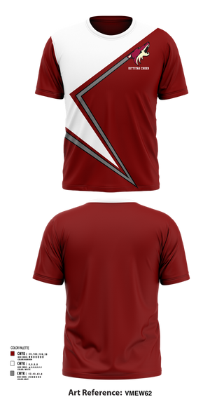 Short Sleeve Performance Shirt, Kittitas Cheer, Cheer, Teamtime, Team time, sublimation, custom sports apparel, team uniforms, spirit wear, spiritwear, sports uniforms, custom shirts, team store, custom team store, fundraiser sports, apparel fundraiser