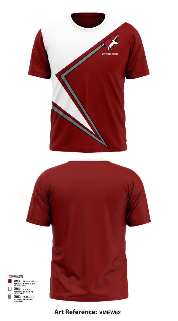 Short Sleeve Performance Shirt, Kittitas Cheer, Cheer, Teamtime, Team time, sublimation, custom sports apparel, team uniforms, spirit wear, spiritwear, sports uniforms, custom shirts, team store, custom team store, fundraiser sports, apparel fundraiser