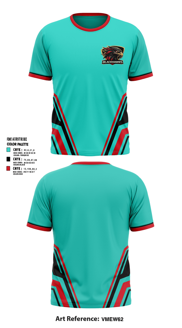 Blackhawks 60960267 Short Sleeve Performance Shirt - 5