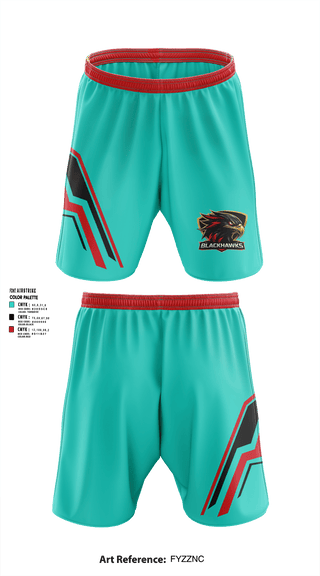 Blackhawks 60960267 Athletic Shorts With Pockets - 5